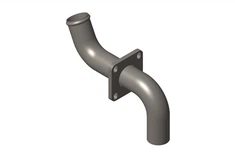 3636230 Oil Return Pipe Engineering Machinery Parts For Cummins